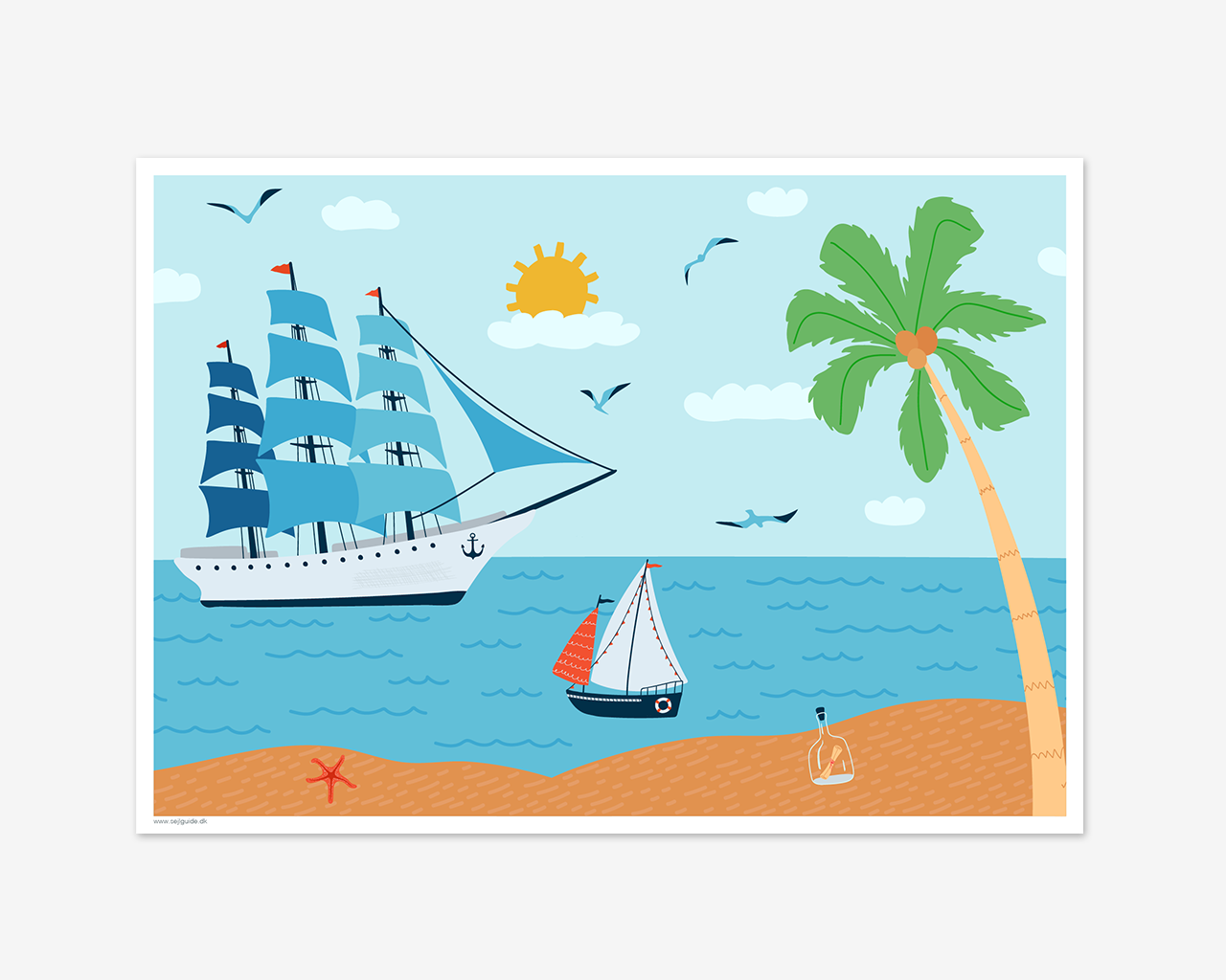 Sommer, solskin og palmeø