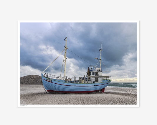 Fiskebåd, Thorupstrand, Nordjylland, Danmark.