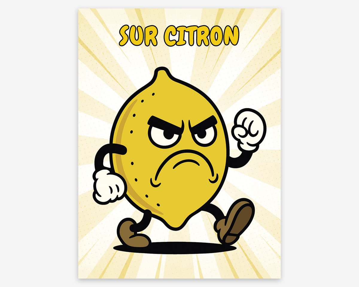 Sur citron plakat