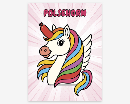 Pølsehorn plakat
